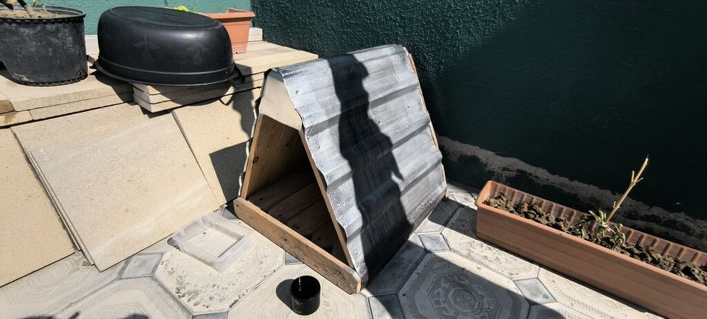 Taxta heyvan evi (kiçik it/pişik üçün) - Material: qalın taxta karkas — Heyvanlar, Saray (2)