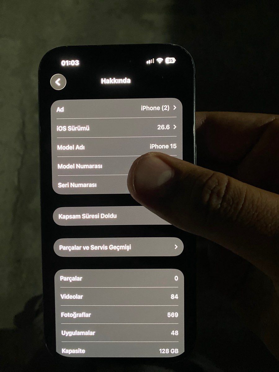 Apple iPhone 15 Black 128GB/6GB — Smartfonlar, Bakı (5)
