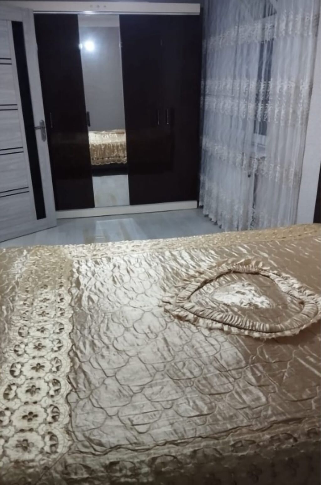 Mebel və texnika ilə tam təchiz edilmiş 2 otaqlı mənzil. - Yataq — Daşınmaz əmlak, Sumqayıt (2)