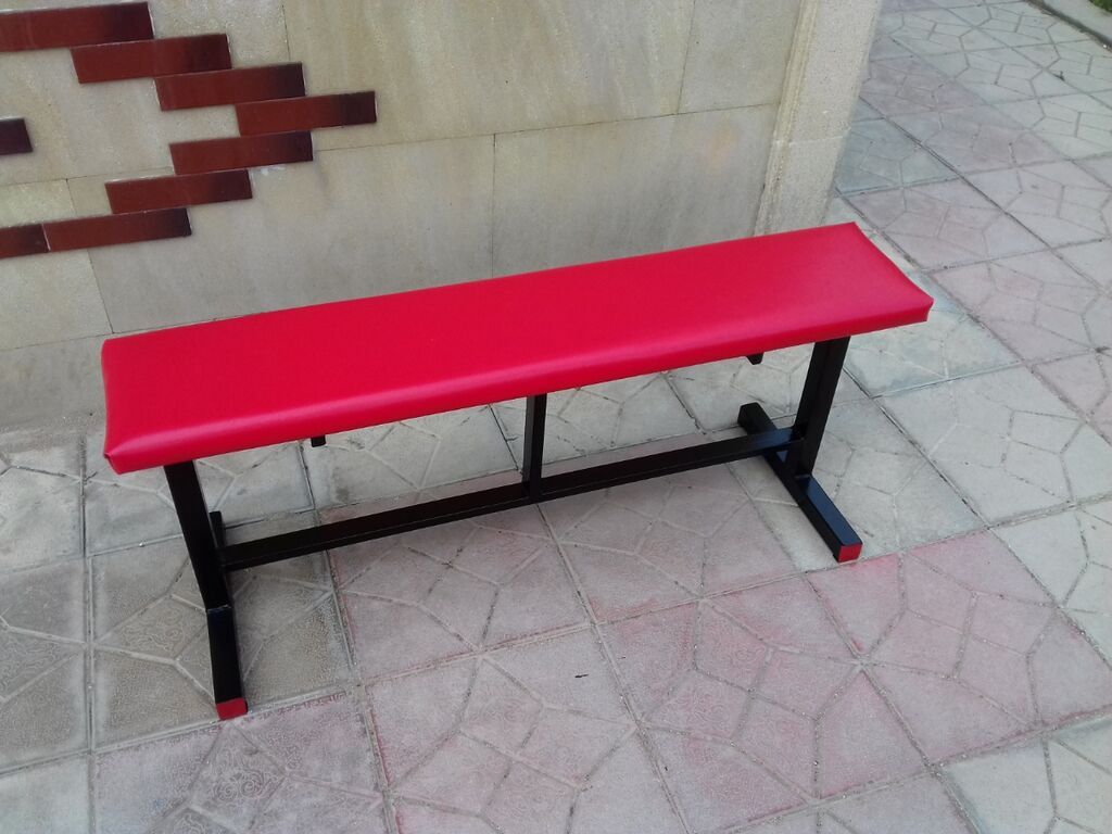 Yeni idman alətləri qalın stenka ağır çəkiyə davamlı düz skamya — İdman və istirahət, Digah (2)