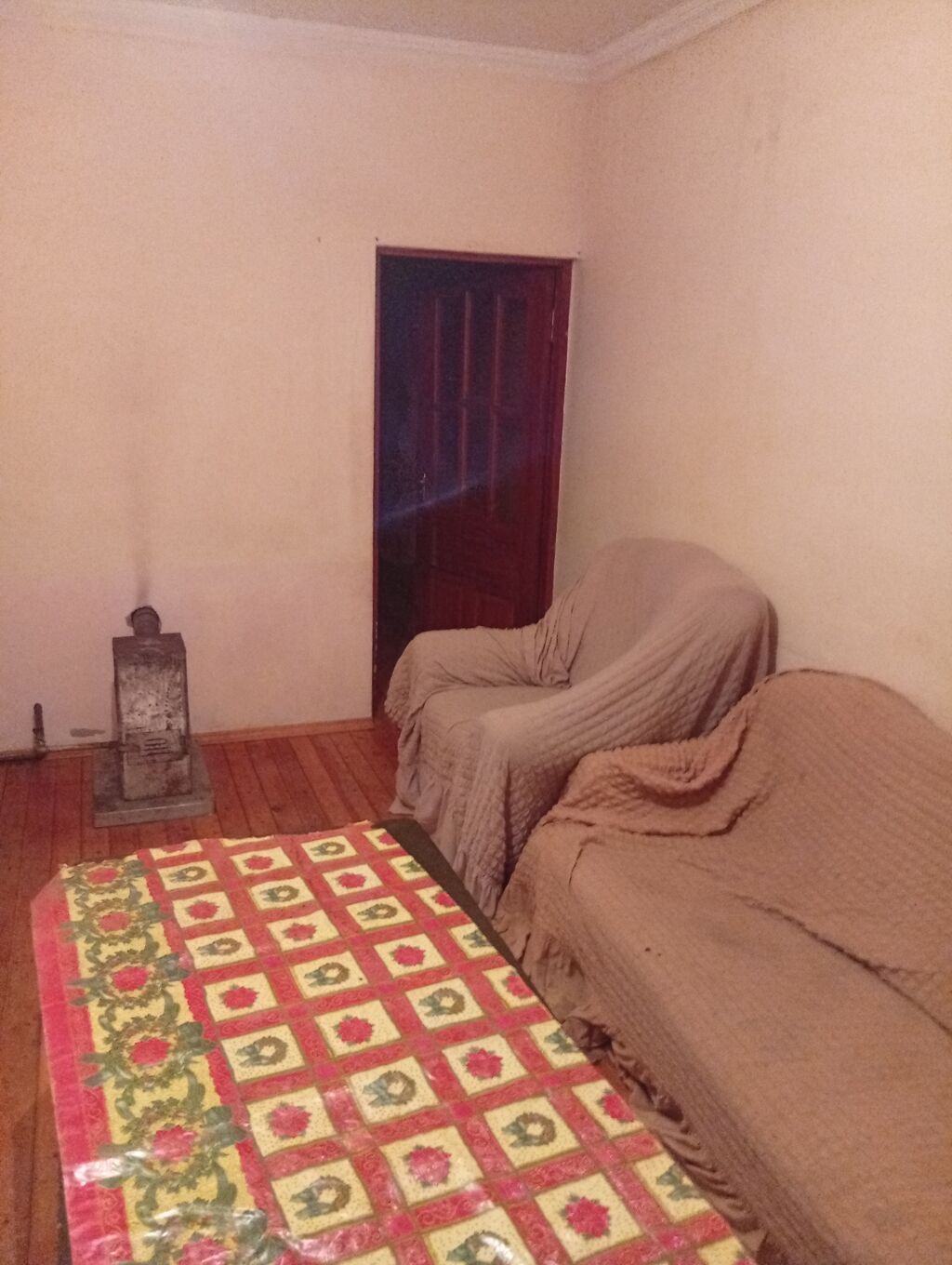 2 otaqlı həyət evi - Plan: 2 otaq + mətbəx küncü, sanitar qovşaq — Daşınmaz əmlak, Saray (9)