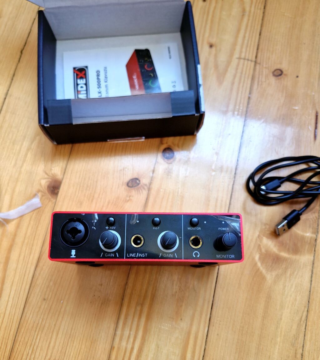 Studiyo yazılışı üçün tam set – Midex mikrofon + pop-filtr + audio — Elektronika, Sumqayıt (3)
