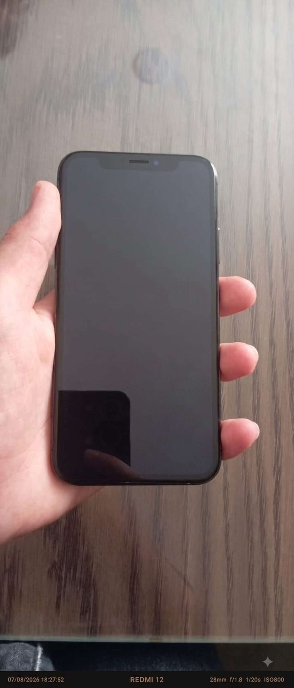 IPhone X, 64 GB, Qara, Face ID — Apple iPhone, Digah (2)