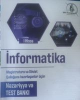 Məhsul: “İnformatika – I Hissə: Nəzəriyyə və Test Bankı” Təyinat — Fuad