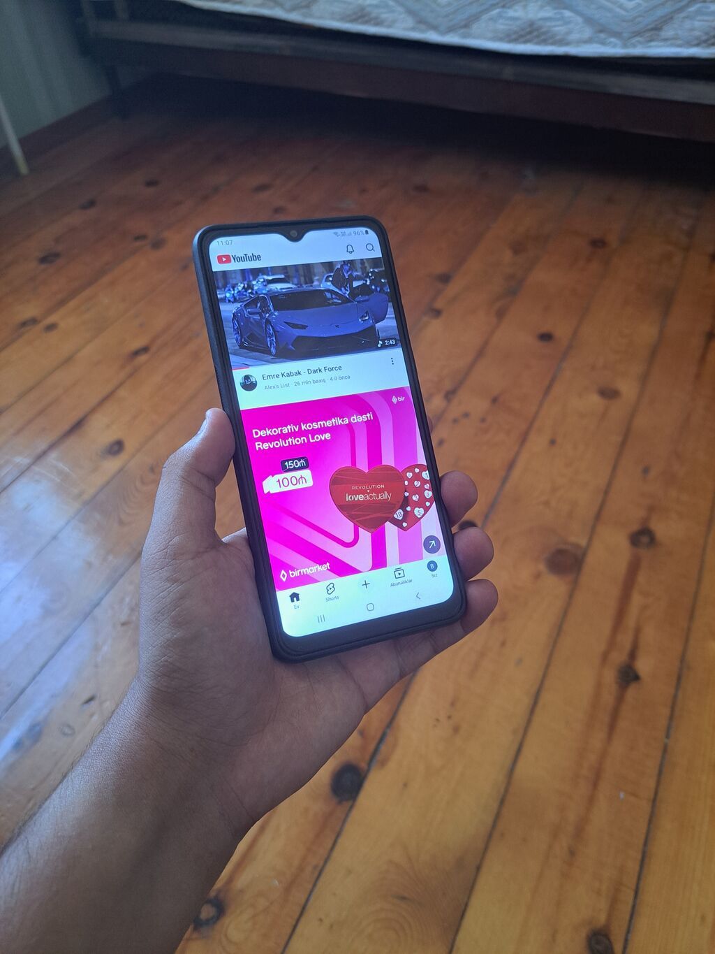 Samsung Galaxy A02, 32 GB, rəng - Qara, İki sim kartlı