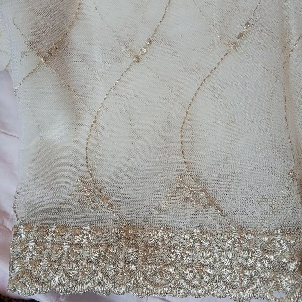 Yeni, Tül, rəng - Qızılı, Pulsuz çatdırılma — Mallar, Xırdalan (4)
