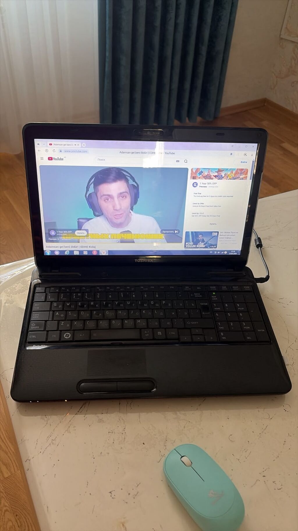 Toshiba noutbuk – Satellite seriyası - Ekran: 15.6" (parlaq səth) — Toshiba, Xırdalan (2)
