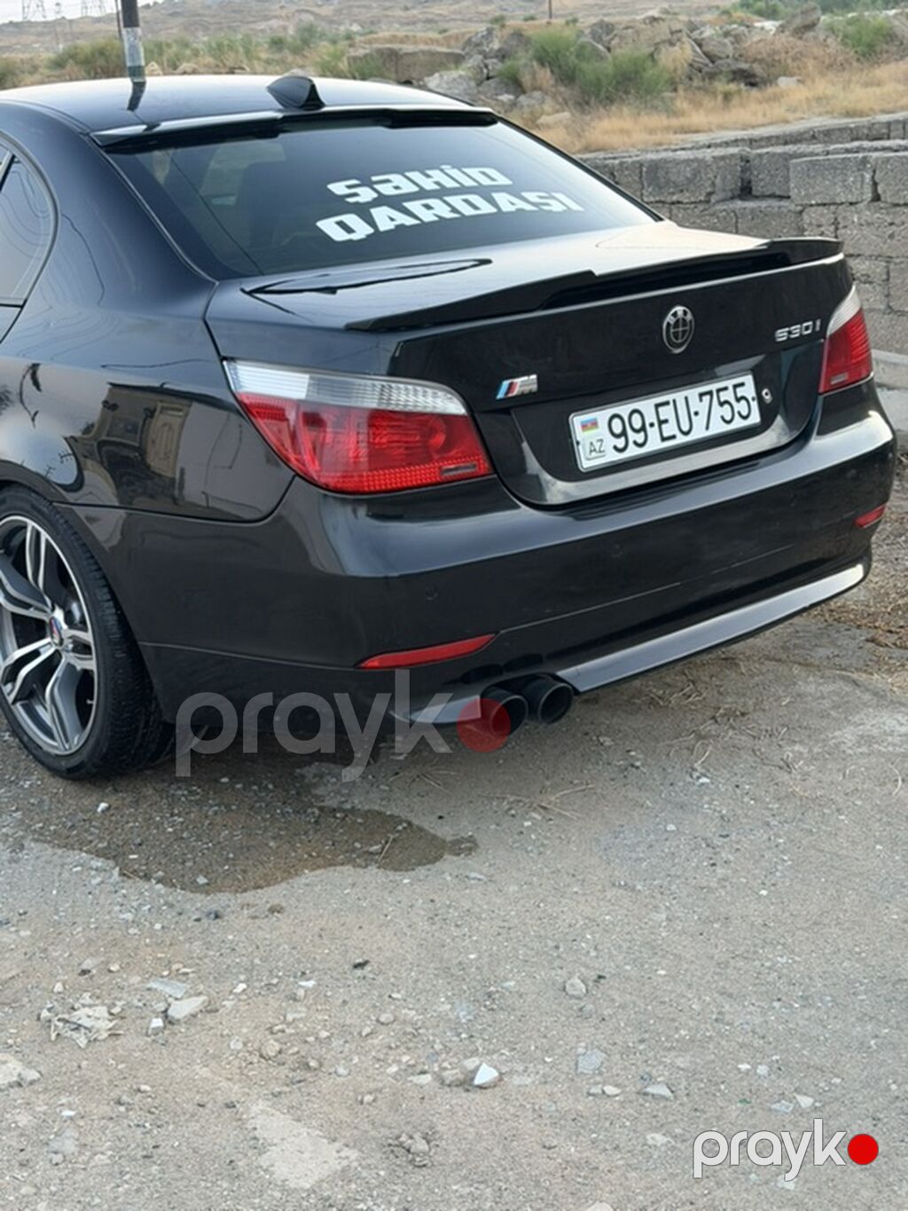 BMW 5 Seriyası (E60) sedan - Rəng: qara, tünd şüşələr - Ban: sedan — Avtomobillər, Bakı (5)