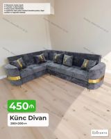 Künc Divan – 280×200 sm - Mekanizm: açılan, bazalı - Komplekt: 6 ədəd — Мебель