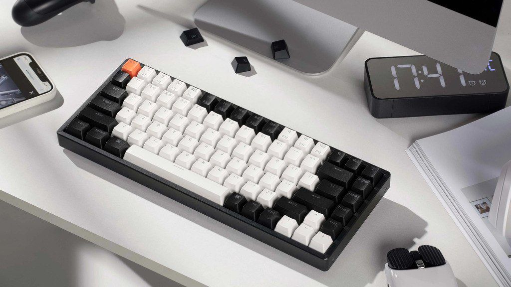 Klaviatura "KEYCHRON K2C2H 84 Key Aluminium Frame HOT SWAP Gateron RGB Blue" — Elektronika, Bakı (2)