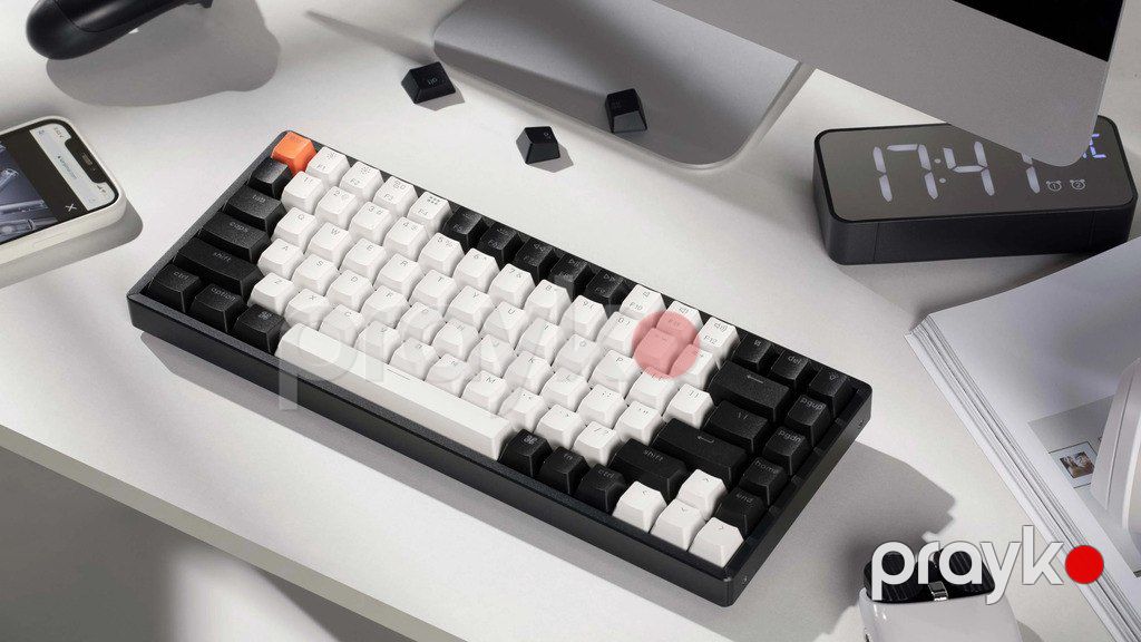 Klaviatura "KEYCHRON K2C2H 84 Key Aluminium Frame HOT SWAP Gateron RGB Blue" — Elektronika, Bakı (2)
