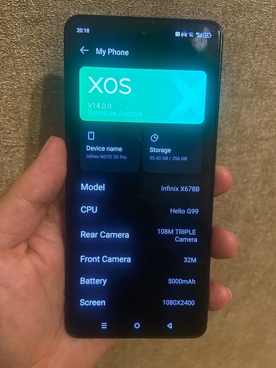 Infinix Note 30 Pro Magic Black 256GB/8GB — Telefonlar və qadjetlər, Bakı (2)