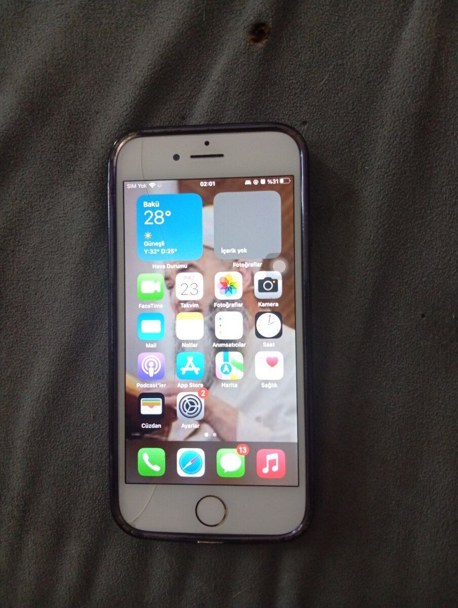 Apple iPhone 7 Silver 32GB — Telefonlar və qadjetlər, Sumqayıt (3)