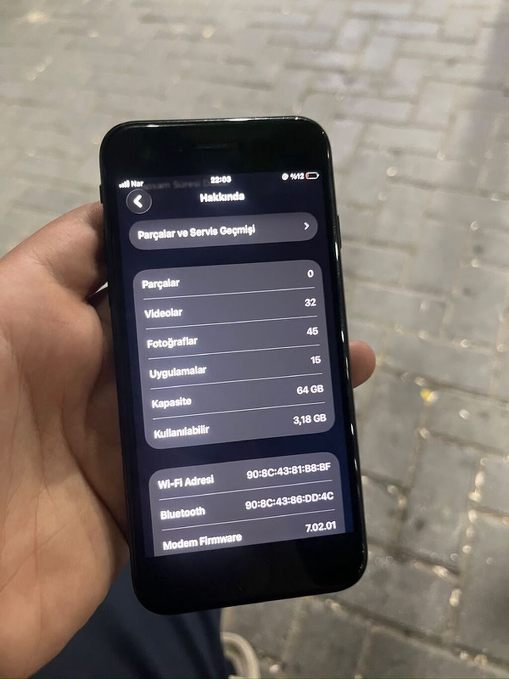 IPhone SE 2020, Qara, Barmaq izi — Apple iPhone, Masazır (6)