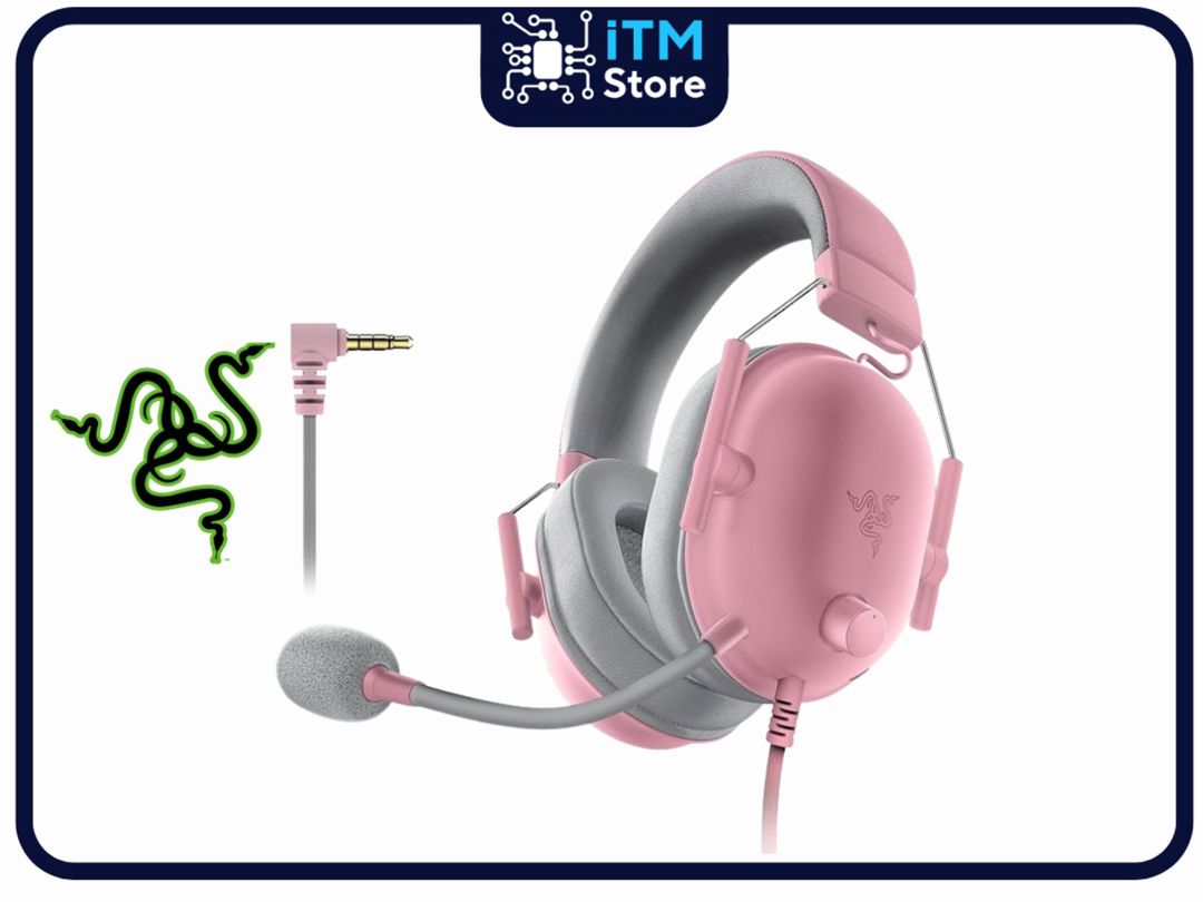 Razer BlackShark V2 X Gaming Headset Quartz Pink — Elektronika, Bakı