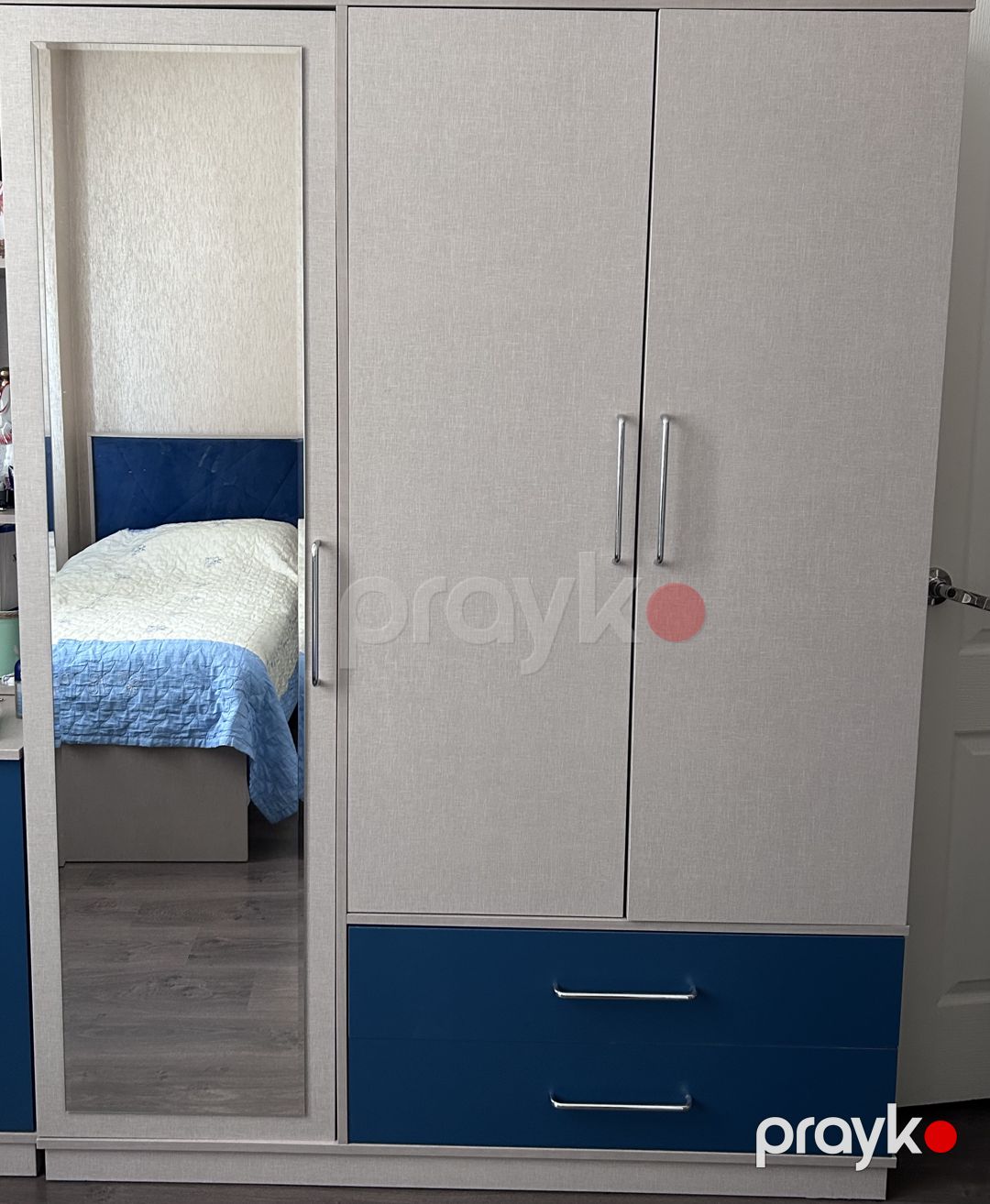 Embawood uşaq otağı mebel dəsti (şkaf və çarpayı matrasla) — Yataq otağı mobilya dəstləri, Bakı (6)