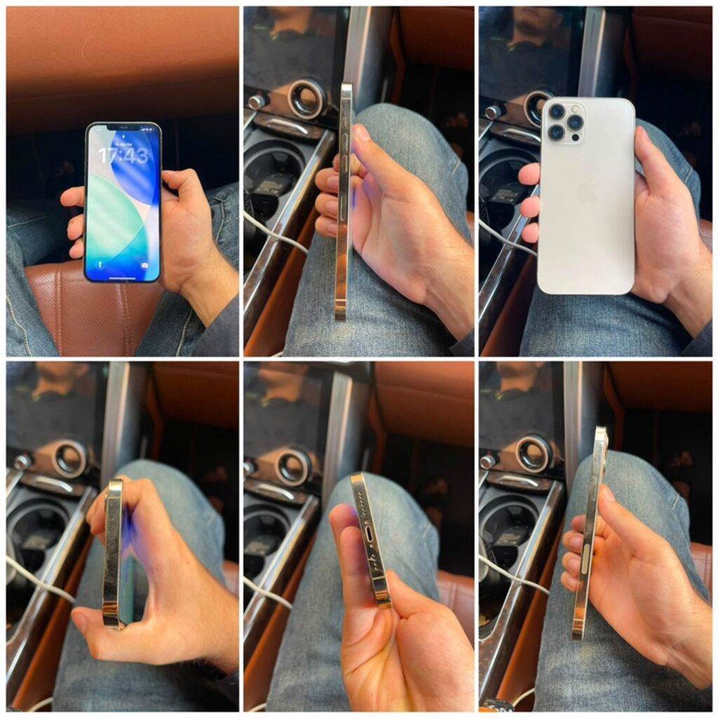 IPhone 12 Pro Max, 128 GB, Gümüşü, Face ID