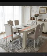 Qonaq otağı üçün, Yeni, Açılmayan, Dördbucaq masa, 6 stul — Mebel