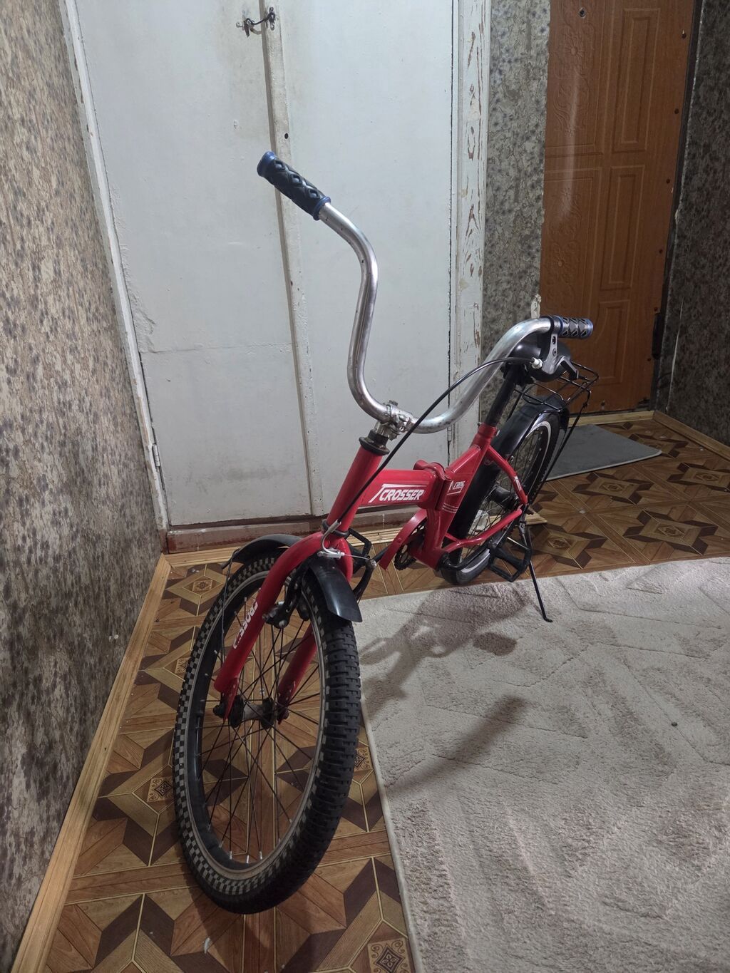 Crosser uşaq velosipedi - Rəng: qırmızı - Çərçivə: polad, klassik — Uşaq velosipedləri, Bakı (3)