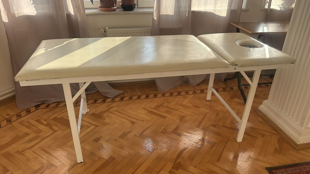 Masaj stolu - İki hissəli konstruksiya, baş hissəsində üz üçün — Mebel, Bakı