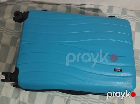 Sərt korpuslu səyahət çamadanı – mavi rəng — Sumqayıt