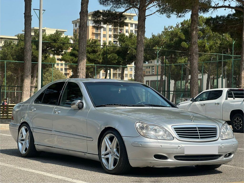Mercedes S 320, 3.2 L, 2000 il, 400 000 km — Avtomobillər, Sumqayıt (3)
