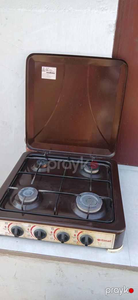 Qaz plitəsi Stolüstü, 4 gözlü, İşlənmiş