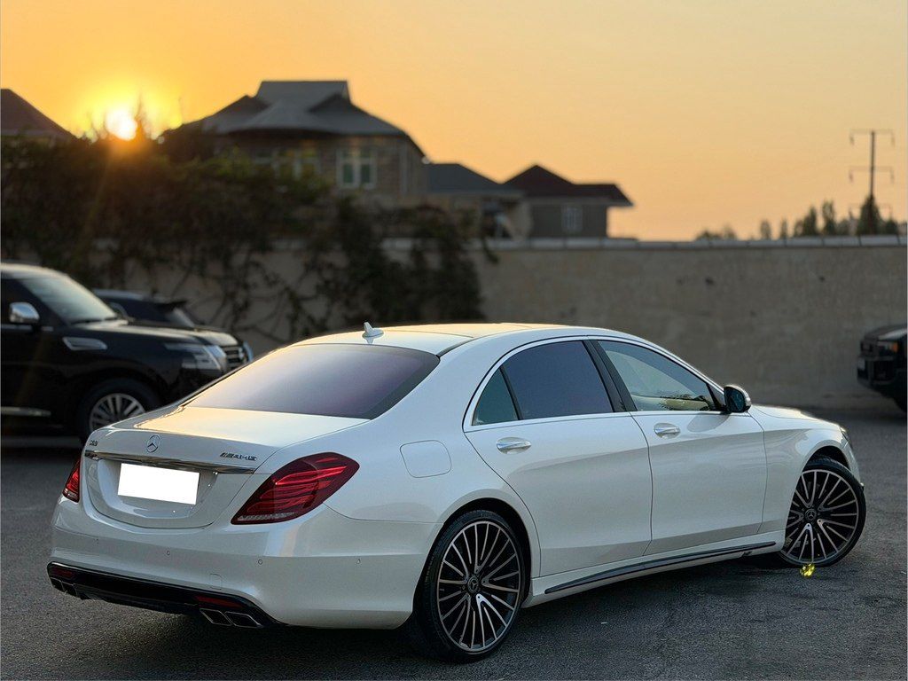 Mercedes S 500, 4.7 L, 2014 il, 154 000 km — Avtomobillər, Bakı (6)