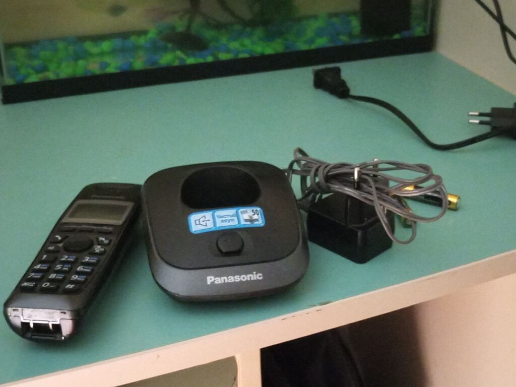 Stasionar telefon Panasonic, Simli, Yeni, Ünvandan götürmə, Ödənişli çatdırılma — Elektronika, Bakı