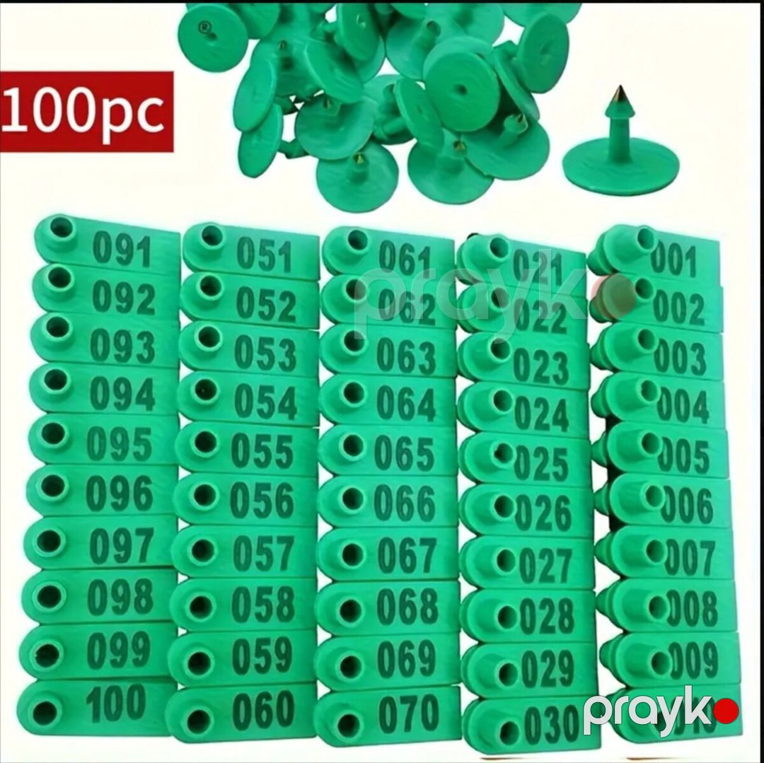 Nömrəli qulaq birkaları (1–100) — Heyvan malları, Masallı (4)