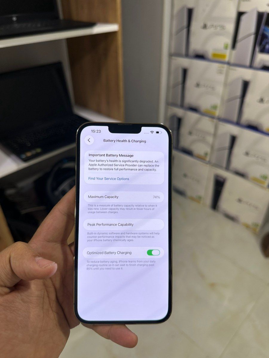 Apple iPhone 13 Pro Max Gold 256GB/6GB — Mallar, Bakı (5)