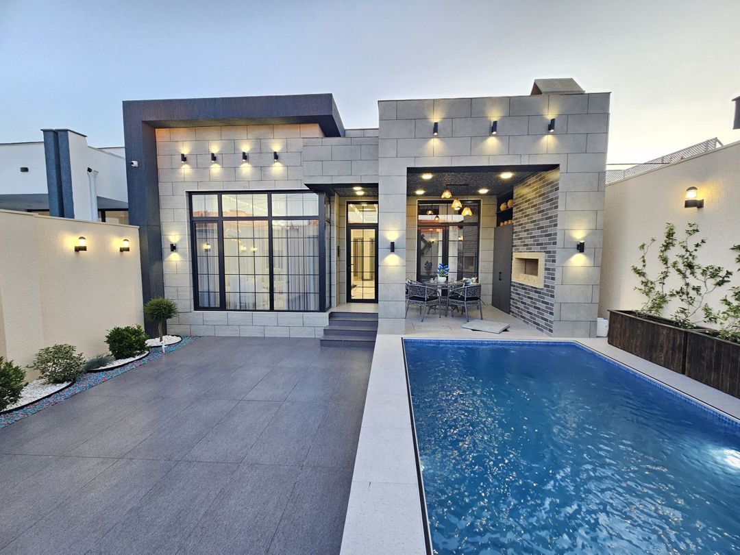 Satılır 4 otaqlı həyət evi/bağ evi 130 m² — Ev, villa, Bakı (4)