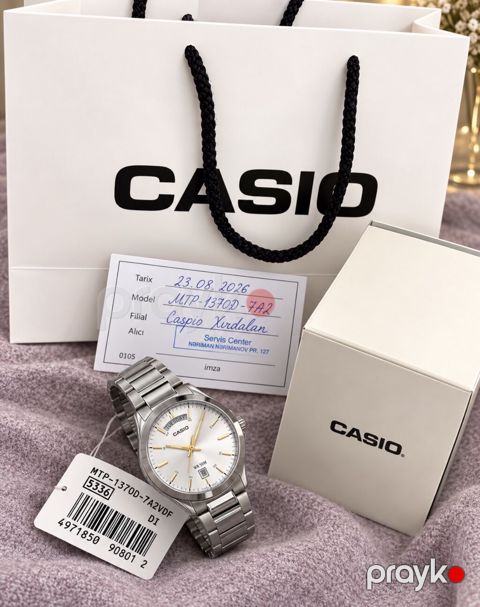 Yeni, Qol saatı, Casio, rəng - Gümüşü