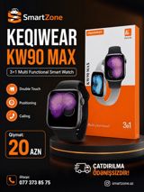 KEQIWEAR KW90 MAX – 3+1 çoxfunksiyalı smart saat - Double Touch — Aksesuarlar