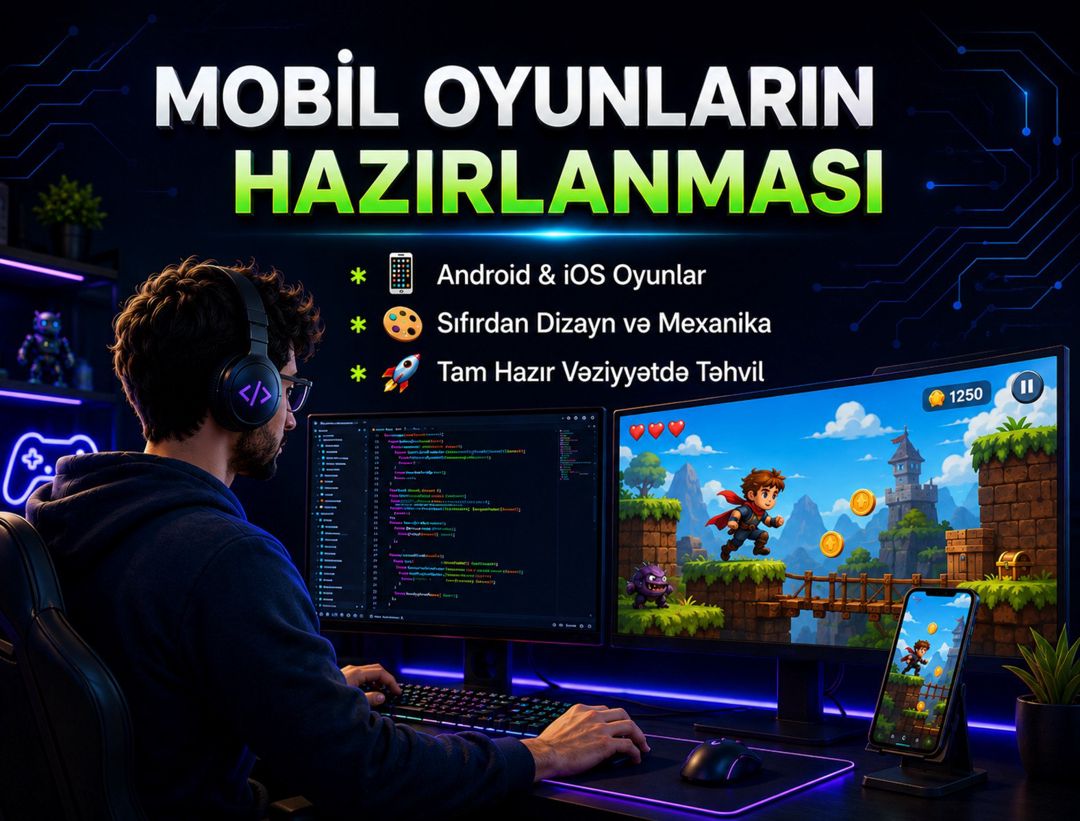 Mobil oyunların hazırlanması — Xidmətlər, Bakı