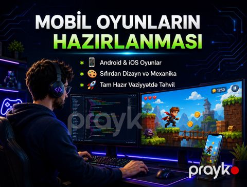 Mobil oyunların hazırlanması — Bakı