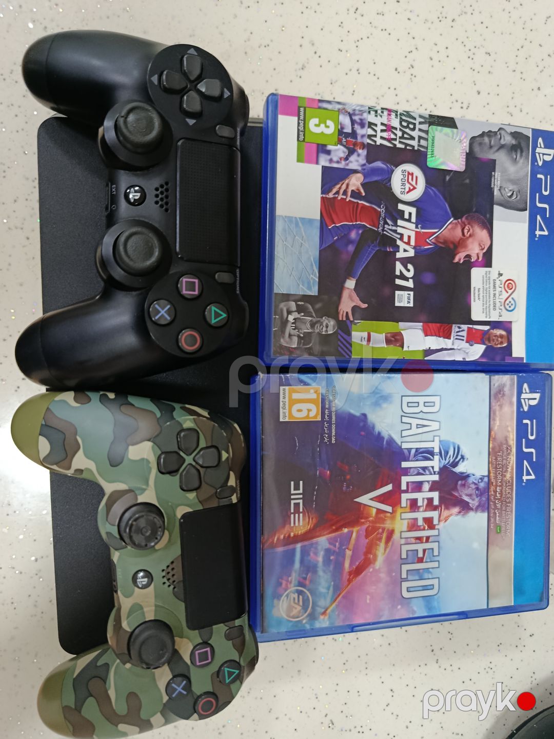 PlayStation 4 Slim — Tam İşlək Vəziyyətdə, Disklərlə Birlikdə — Oyun konsolları, Bakı