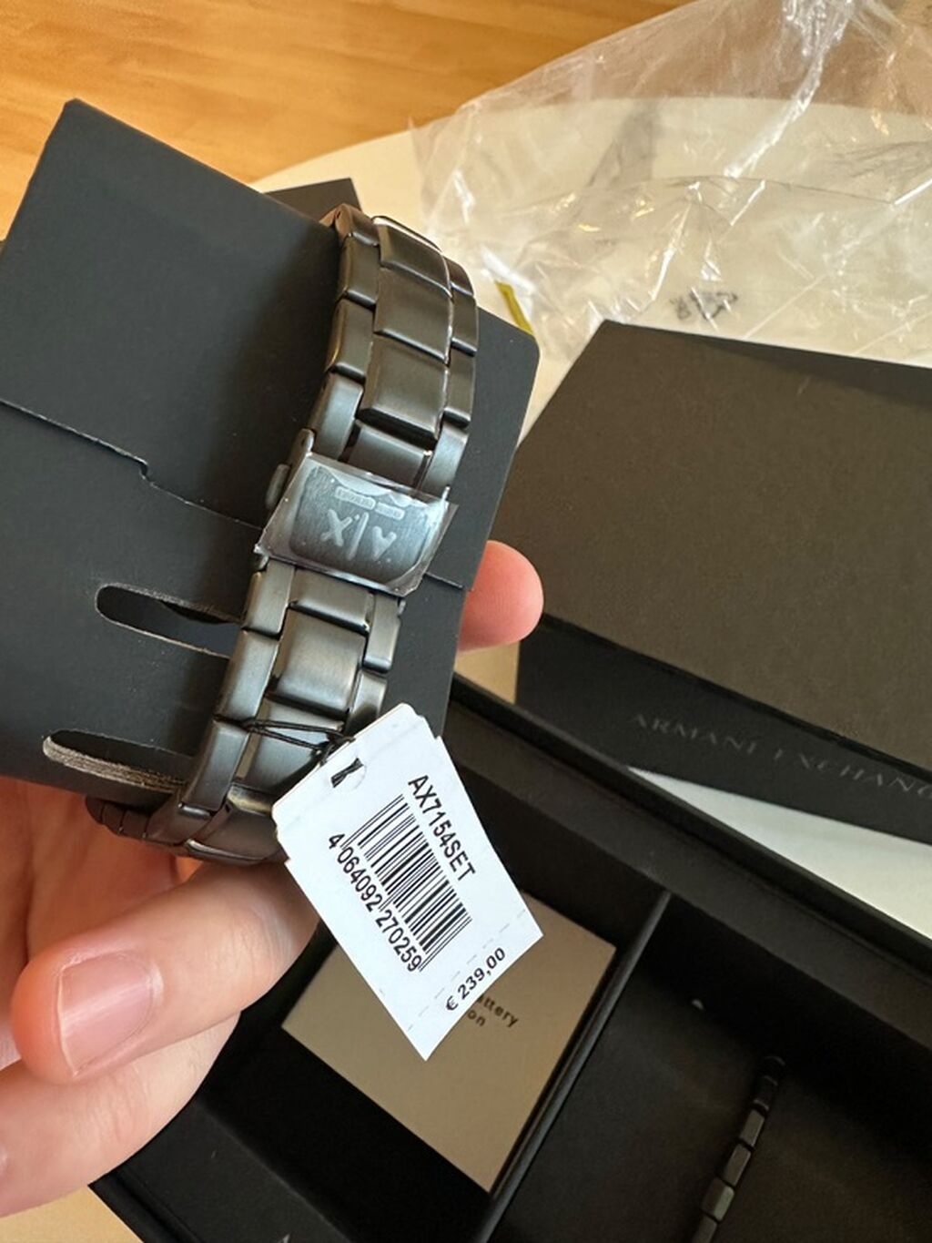 Armani Exchange (A|X) kişi saatı və bilərzik seti – model AXT545SET — Aksesuarlar, Bakı (2)