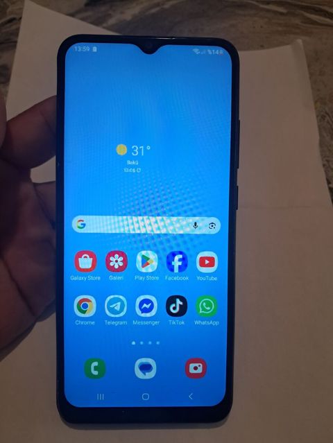 Samsung Galaxy A03, 32 GB, rəng - Qara, İki sim kartlı
