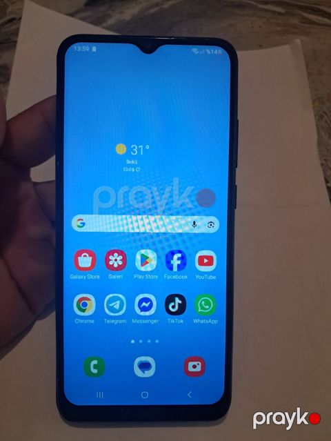 Samsung Galaxy A03, 32 GB, rəng - Qara, İki sim kartlı