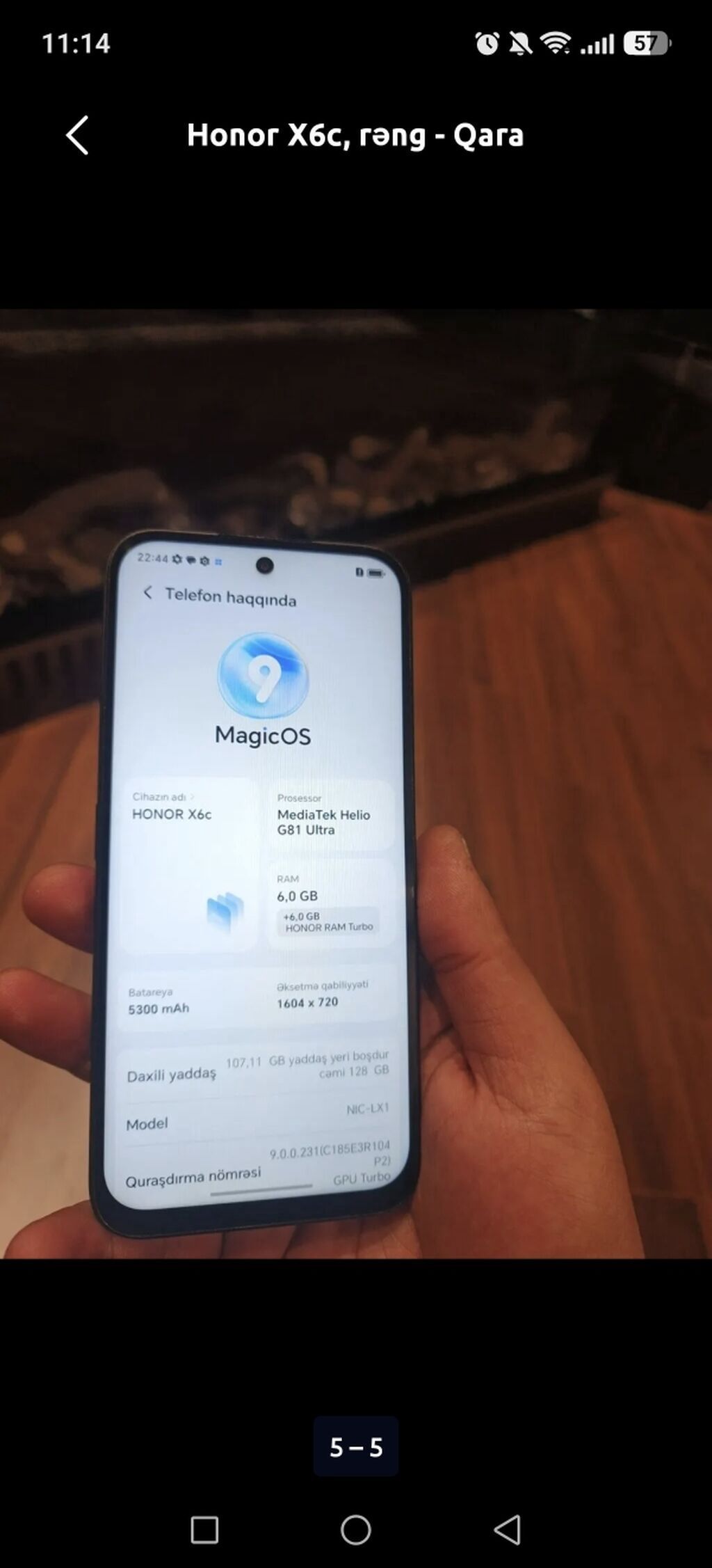 Honor X6c, rəng - Qara — Honor, Digah (3)