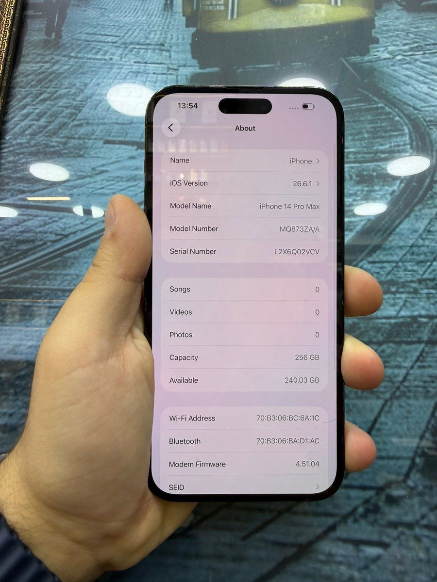 Apple iPhone 14 Pro Max Space Black 256GB/6GB — Telefonlar və qadjetlər, Bakı (2)