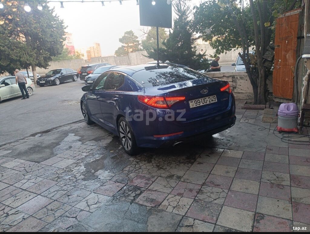 Kia Optima SX T-GDI, mavi rəngli sedan. Xarici: - Parlaq mavi kuzov — Avto, Bakı (6)