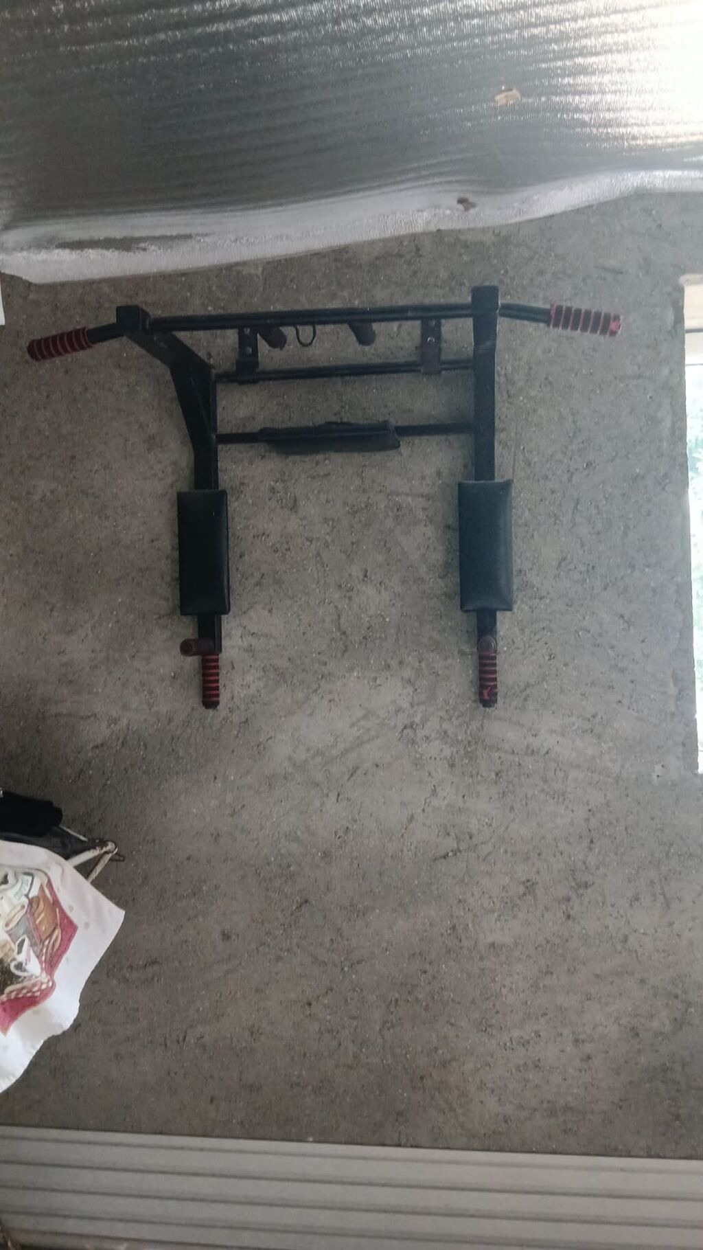 Divara quraşdırılan çoxfunksiyalı turnik–press aləti - Metaldan — İdman və istirahət, Masallı