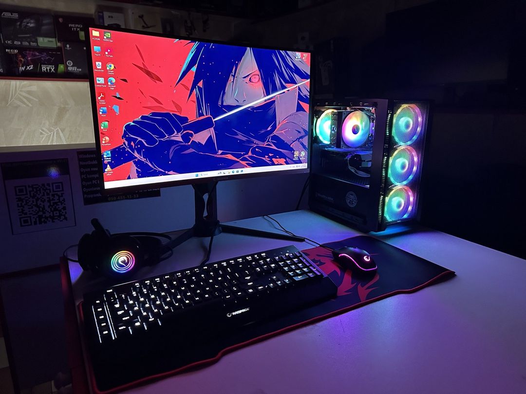 Gaming PC | i5-12400F / RTX 2060 6GB / 16GB DDR4 / 500GB NVMe / 27" 165Hz — Masaüstü kompüterlər, Bakı (2)