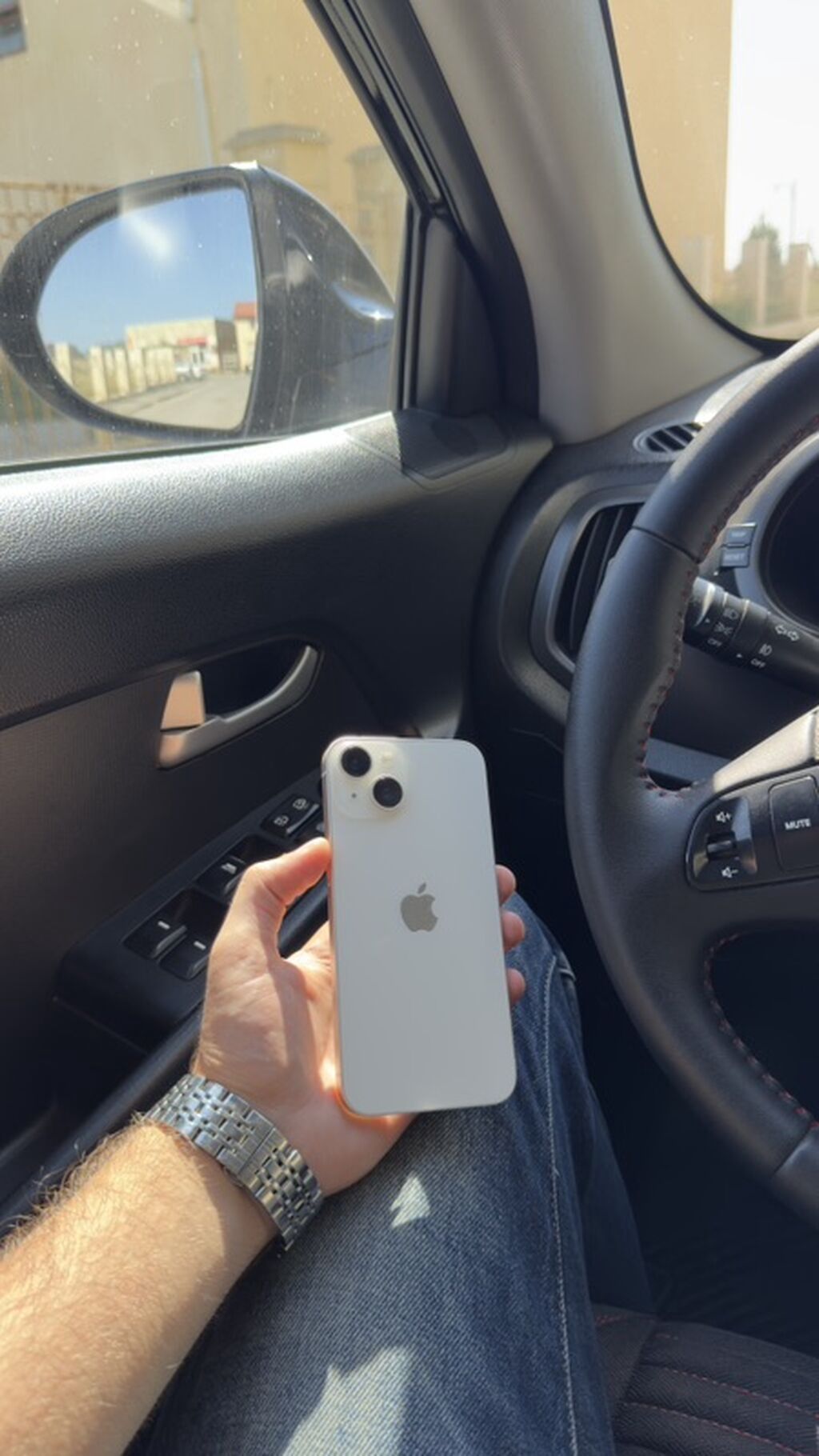 IPhone 14, 128 GB, Ağ, Simsiz şarj, Face ID, Sənədlərlə