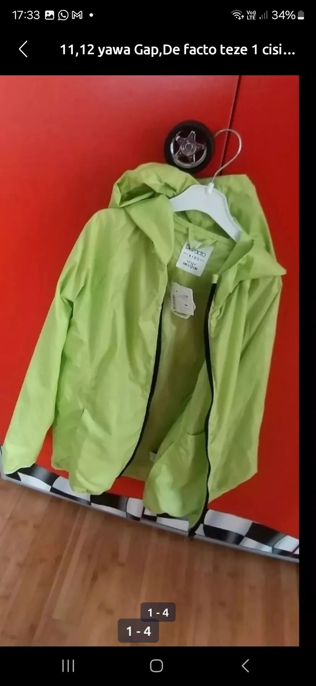 Jaket, Uniseks, 10 - 12 yaş, Benetton — Jaketlər, Digah (2)