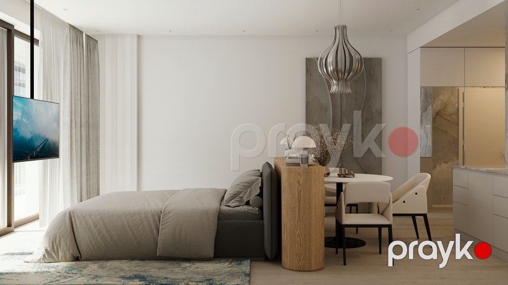 Satılır 1 otaqlı yeni tikili 57.7 m² — Mənzil, Bakı (5)