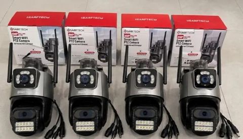 SARFTECH 8MP Smart WiFi PTZ Kamera – açıq məkan üçün suya davamlı