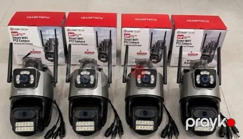 SARFTECH 8MP Smart WiFi PTZ Kamera – açıq məkan üçün suya davamlı